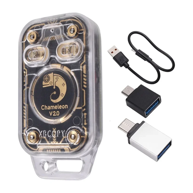A73E-Restart Chameleon Ultra V2.0 RFID Smart Chip Reader Emulator 125Khz 13.56Mhz Card Decode NFC Duplicator Chameleon V2.0