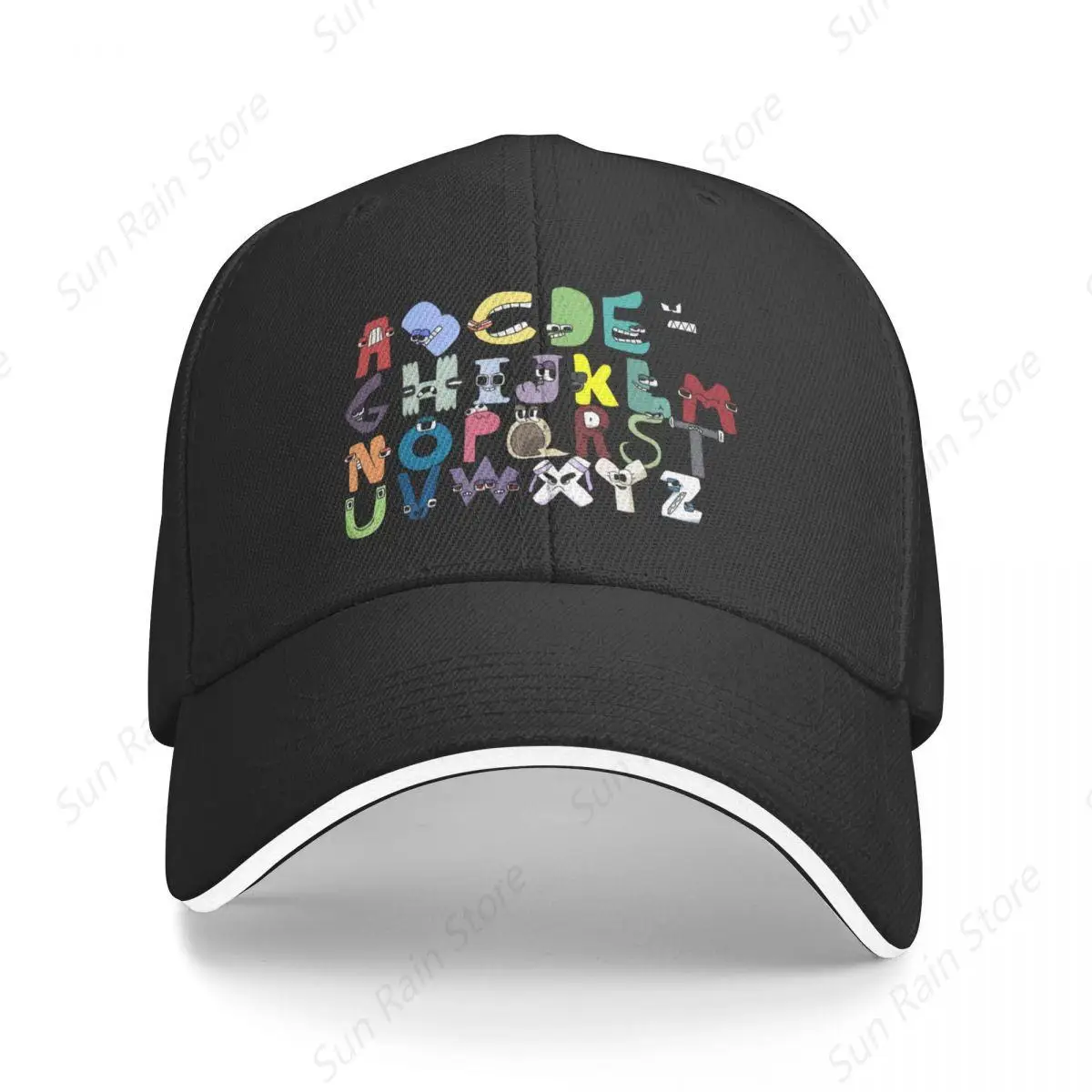 Alphabet Lore Sticker Baseball Cap Sports Cap Brand Man cap Boy Child Women's