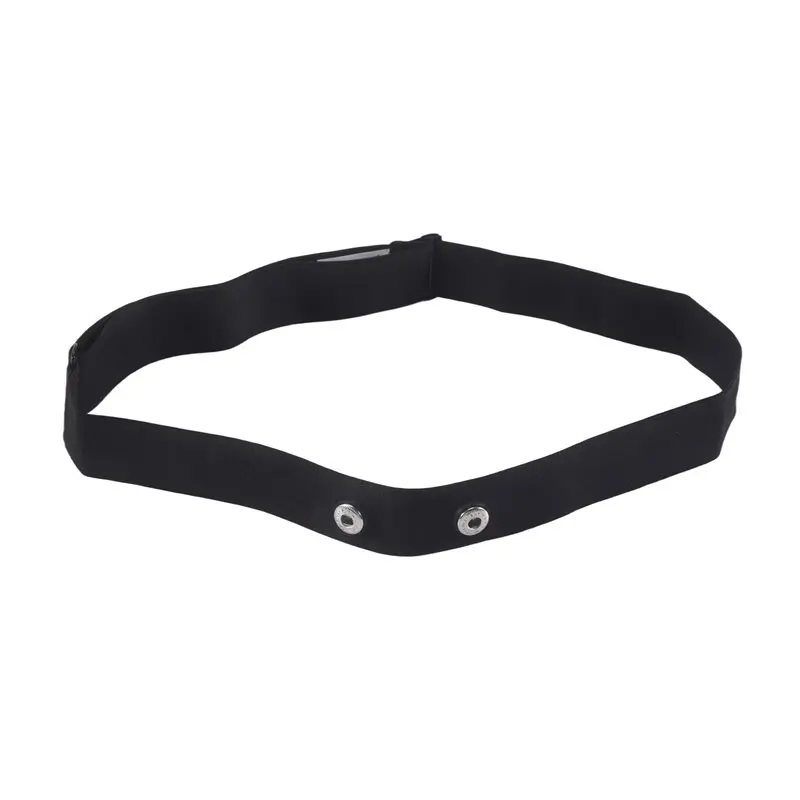 Picture 4: ABMV-Heart Rate Belt Chest Strap Elastic Soft Strap Band For Coospo Polar Wahoo Garmin Mount Black