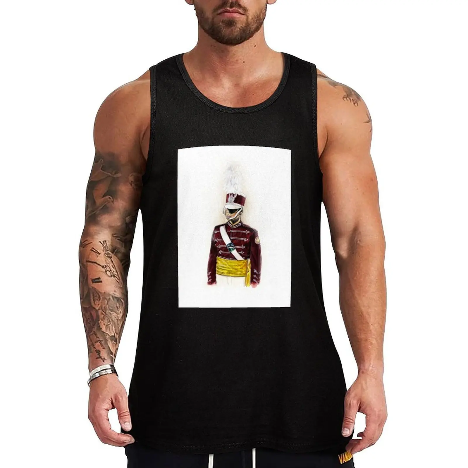 

The Cadets Tank Top Men's summer clothes 2025 gym t shirt men muscular man Male clothes