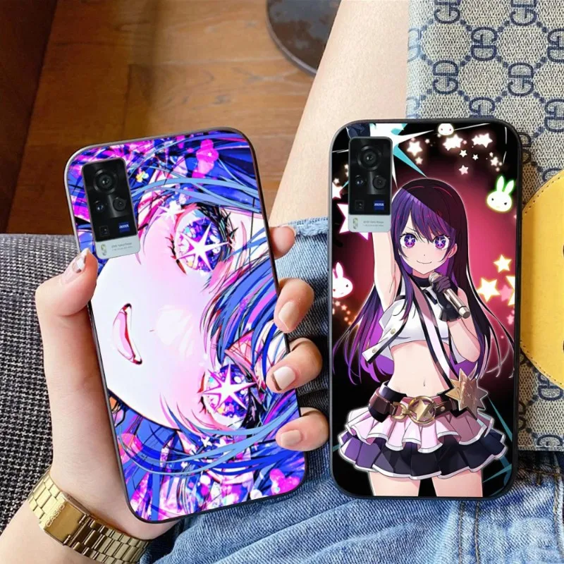 Anime Oshinoko Luxury Phone Case for VIVO Y95 Y93 Y31 Y20 V19 V17 V15 Pro X60 NEX Black Soft Phone Cover