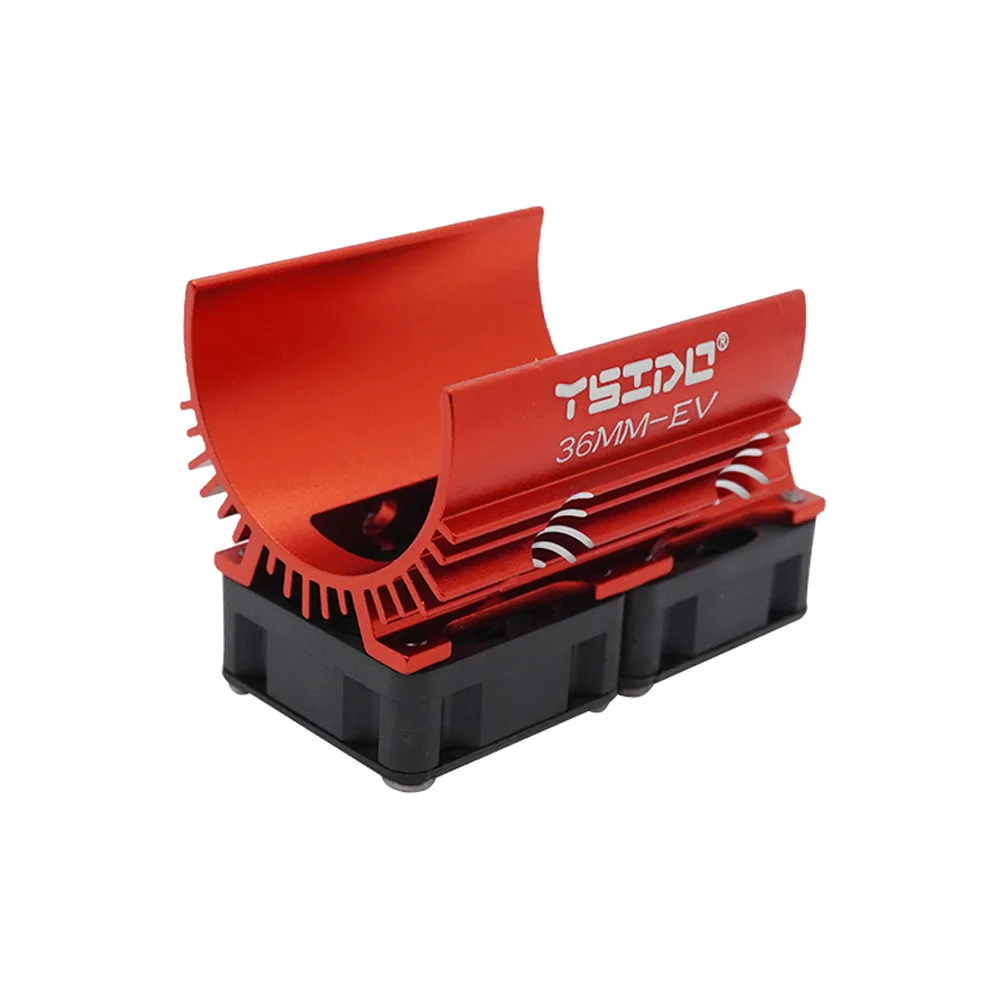RC Auto Onderdelen 30MM 36MM-SV 36MM-EV 40-42MM Dubbele Koelventilatoren Heatsink voor Hobbywing Traxxas Axiale Redcat Wltoys RC Auto Motor