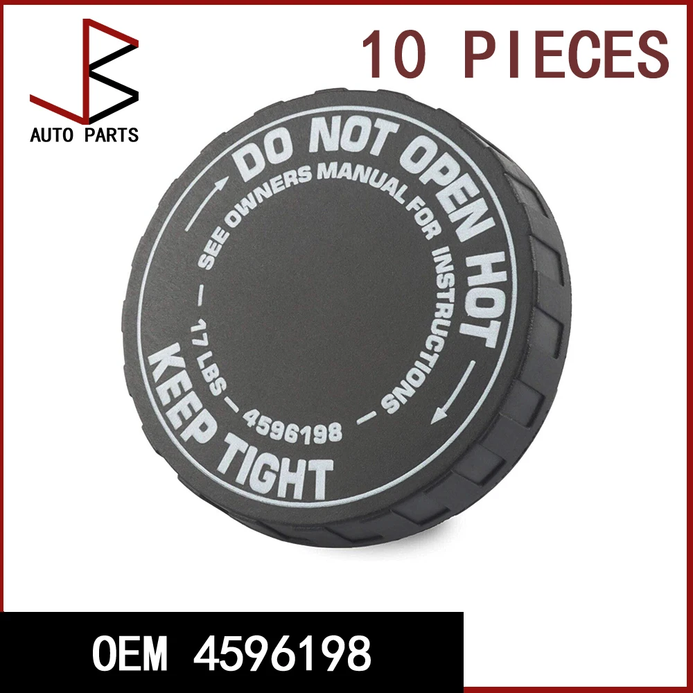 

10 PIECES OEM 4596198 55116897AA Car Radiator Cap Coolant Cap For Chrysler Jeep Compass Commander Grand Cherokee Dodge