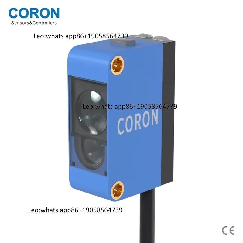 KC Optical Sensor with 10±3 mm Detection Range for Color Mark Sensing Single-Color or Three Different Colors Light