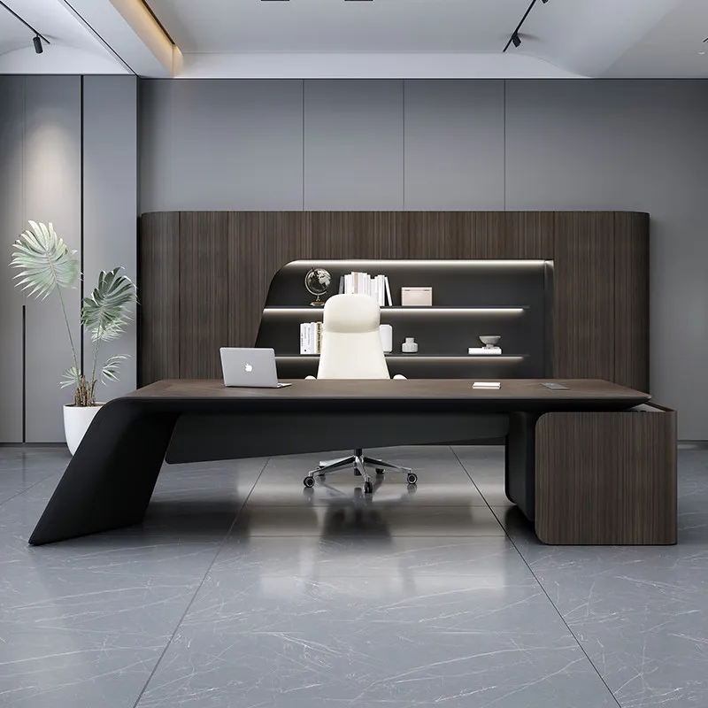 180 to 360 cm Top luxury designer president boss Desk table computer desk office Room desks Tables pliante home furniture