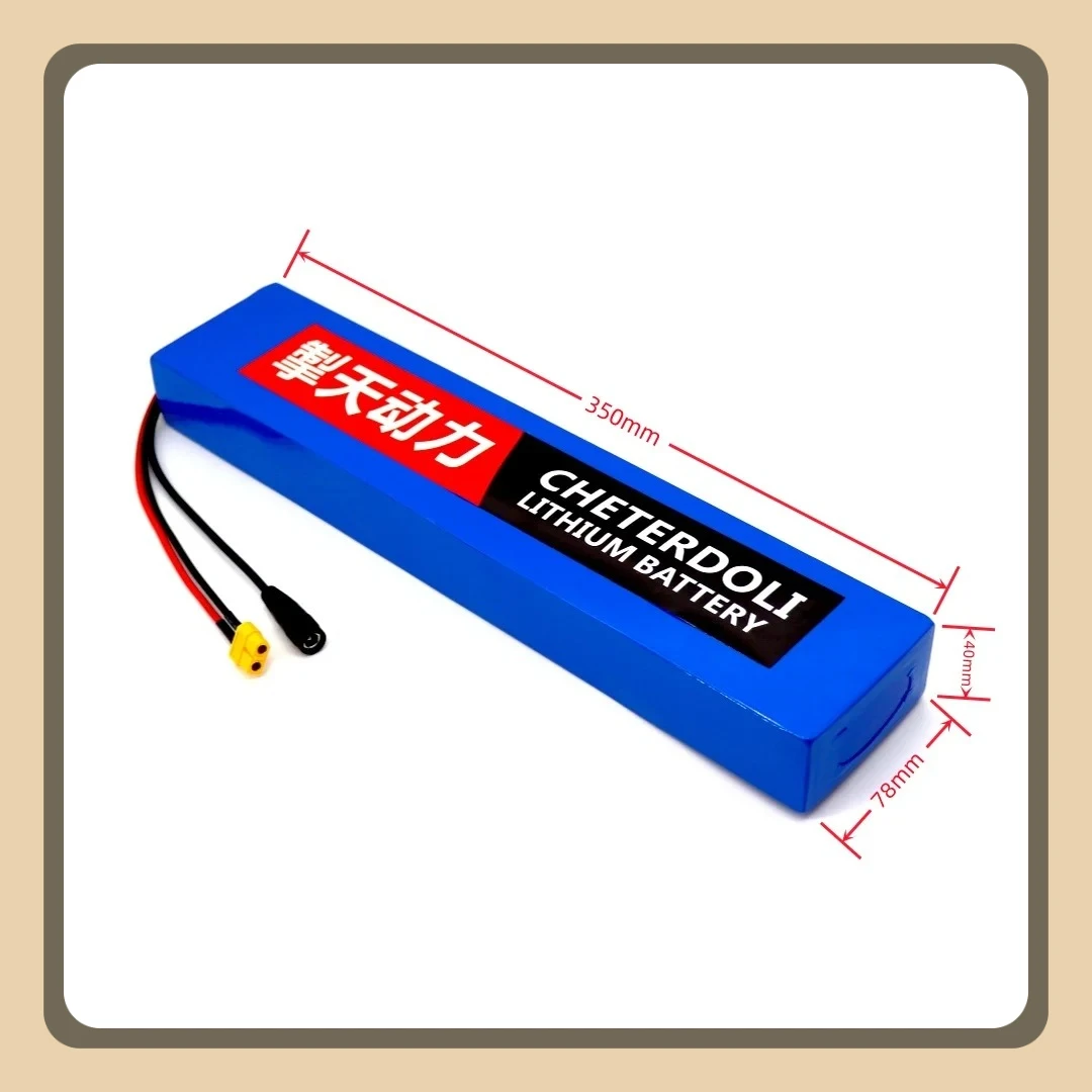 

36V 10000mAh Electric Scooter Battery Pack, 18650 Lithium Battery for M365, 42V Fits 350W 500W Scooters, EaRechargble,