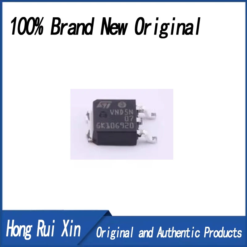 100% new 50 pieces of intelligent switch circuit protection chip, VND5N07TR-E, VND5N07TR, VND5N07 TO-252, 5A/70V,