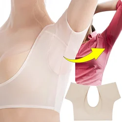 Women Washable T-shirt Shape Sweat Pads Underarm Sweat Absorbing Guards Armpit Anti Sweat Shields Perfume Absorbent Deodorants