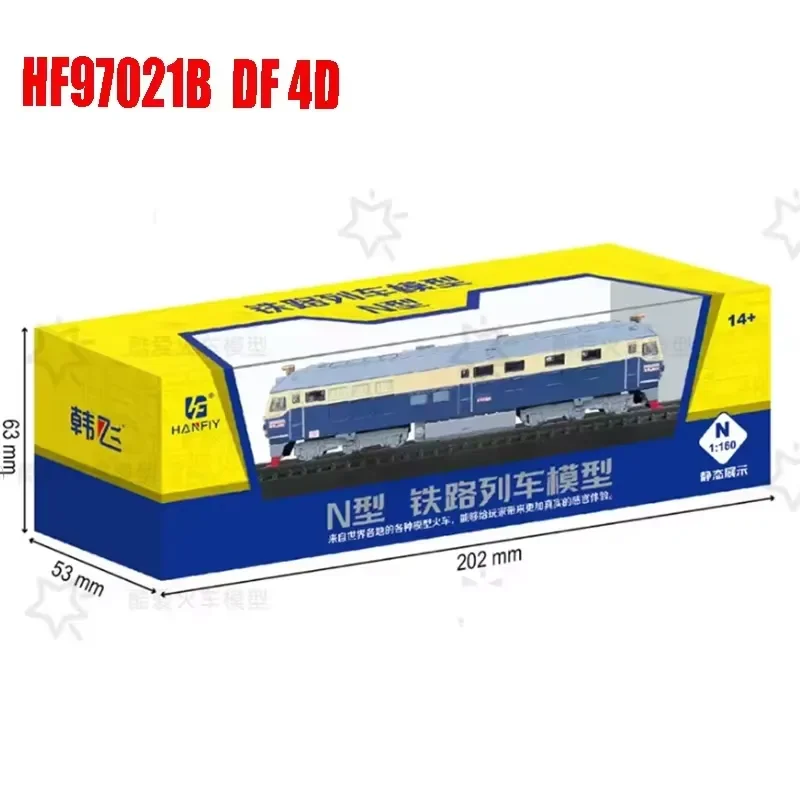 for HF 1:160 N Scale Alloy Train Model DF4D Shao Shan 8 Tokaido Series 80 Union Pacific FP-7 LNER Class A1 Detailed Replica