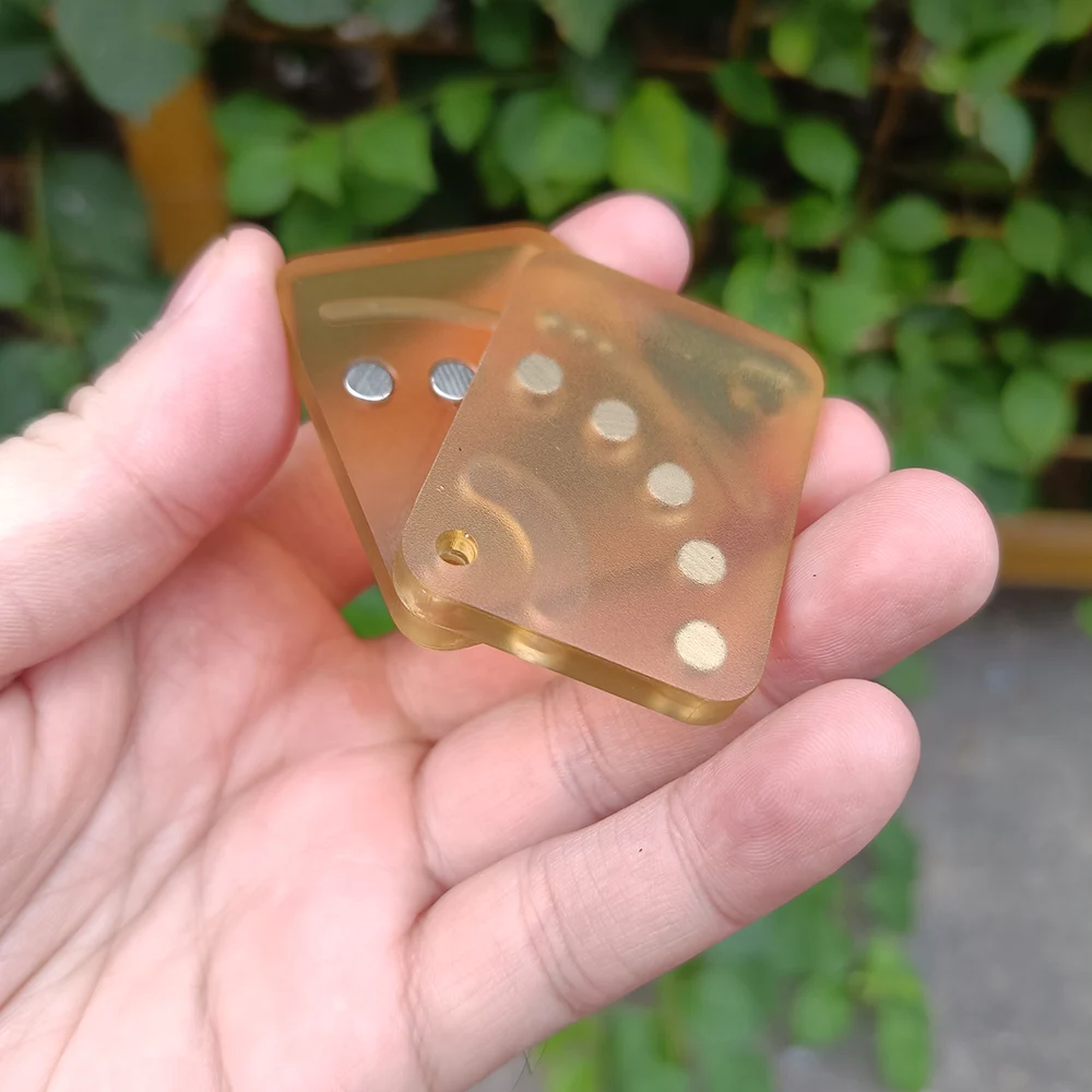 PEI素材 透明スライダー EDC フィジェットスピナー フィジェットトイ 大人用 減圧 磁気フィジェットスライダー