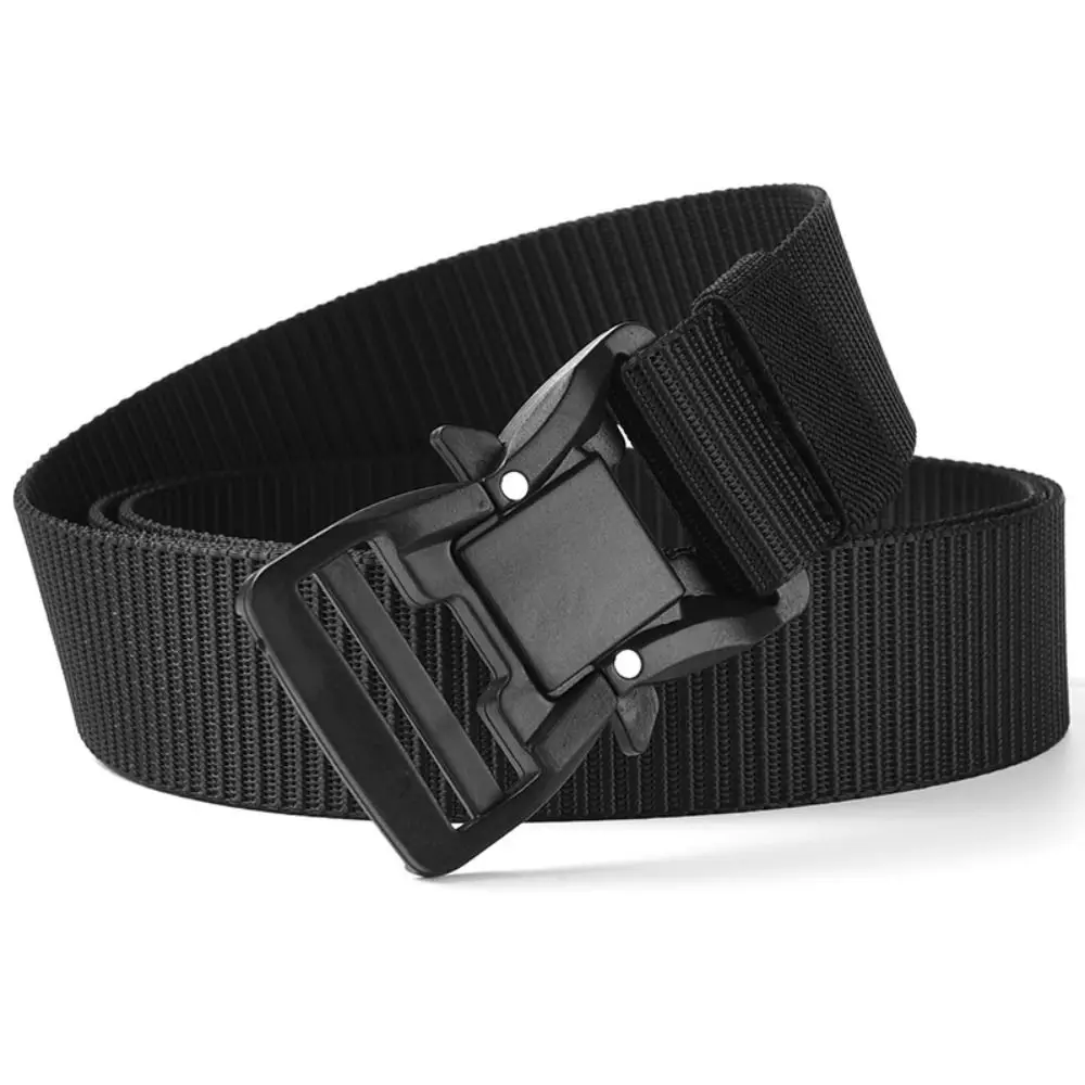 

Casual Plus Large LONG Size Nylon Braided Belt Quick Release Adjustable Waist Belt 125 140 160 180cm Training Weave Waist Band