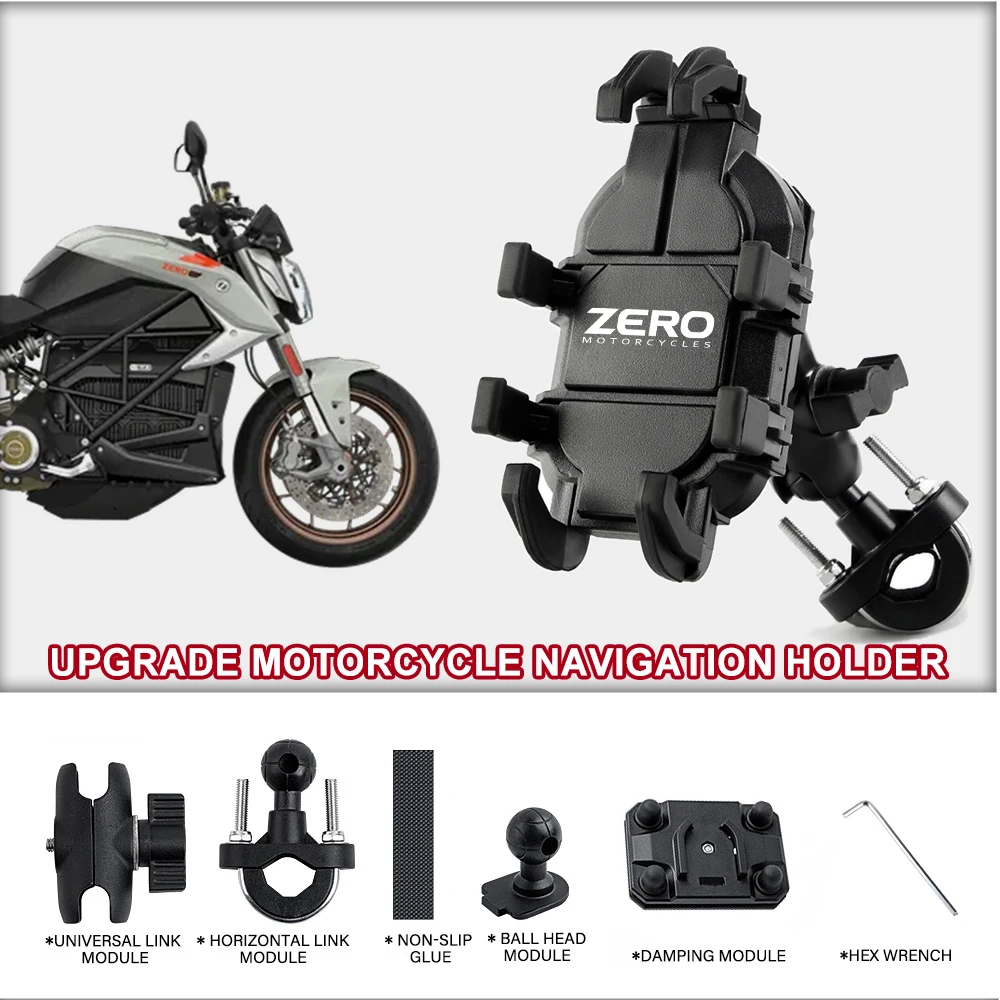 Four Groups Of Shock Absorption Modules Durable Navigation Holder For ZERO SR/S SR/F SR S FXE DSR/X DSR DS FX SR/F VSETT Kugoo