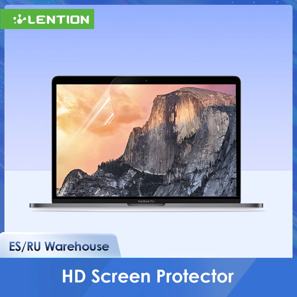 Protetor de Tela para M1 MacBook Pro, Filme Transparente HD, Revestimento Hidrofóbico, 2020-2016 com ou W/Out Touch Bar, A2338/A1708, 13 polegadas