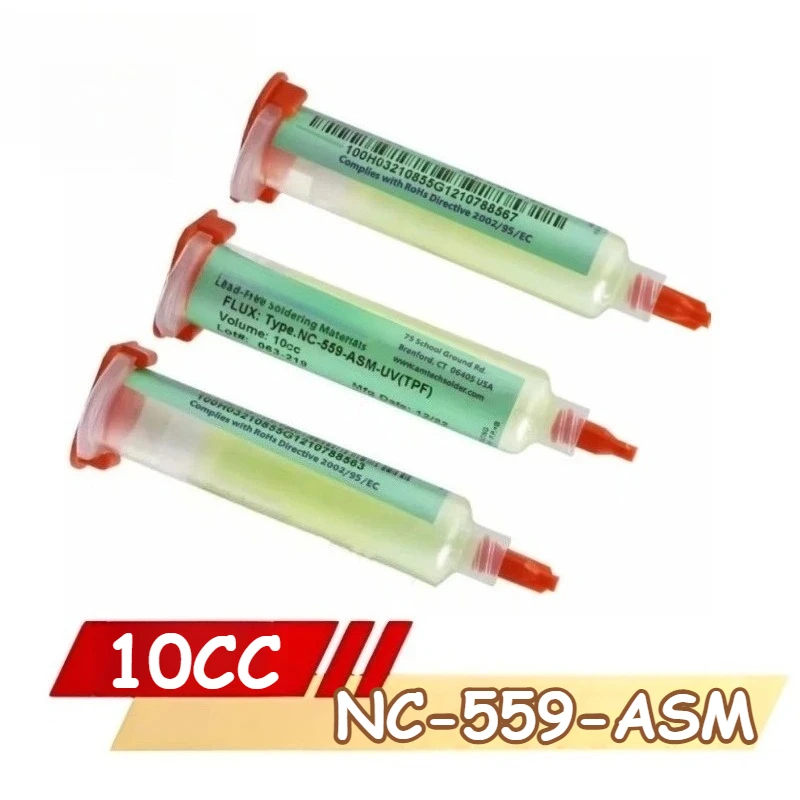 

Оригинальная паяльная паста для флюсового стержня NC 559 RMA 223 Kingbo 218, паяльная паста BGA QuickChip, не требующие очистки сварочных деталей