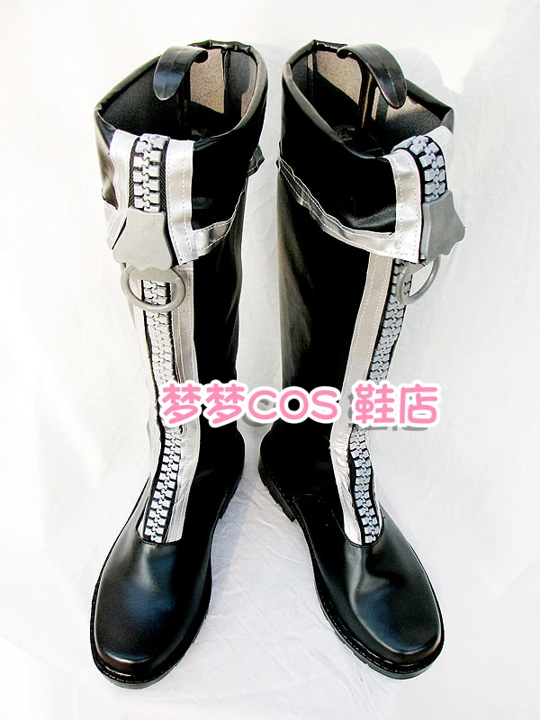 D Gray-Man Allen Walker Cosplay Schuhe Stiefel Halloween Karneval Party Große Reißverschluss Stiefel Nach Maß