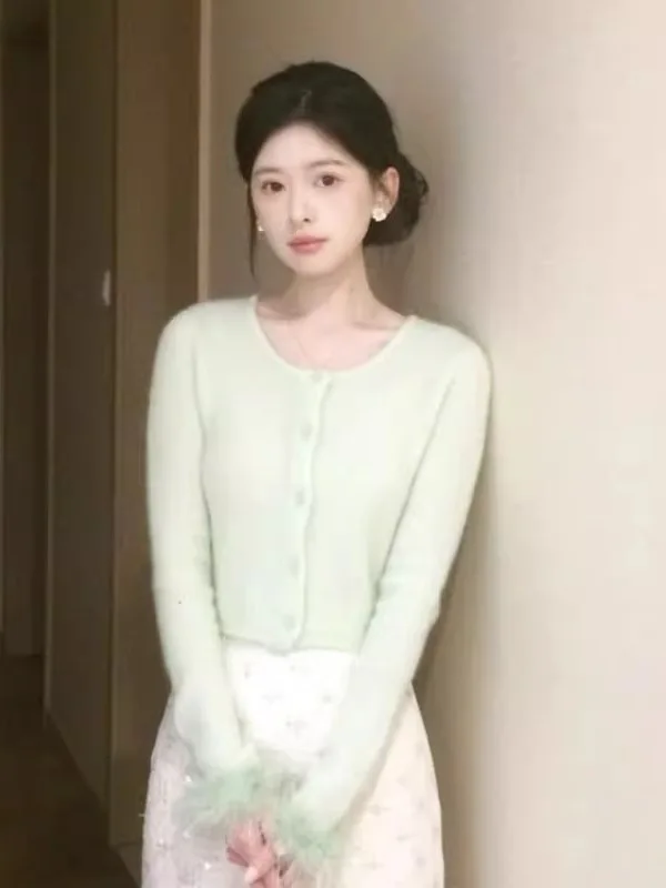 

Французский мягкий вязаный свитер из кашемира: милый и уникальный зимний топ для молодых женщин, для путешествий, поездок на работу и деловых встреч