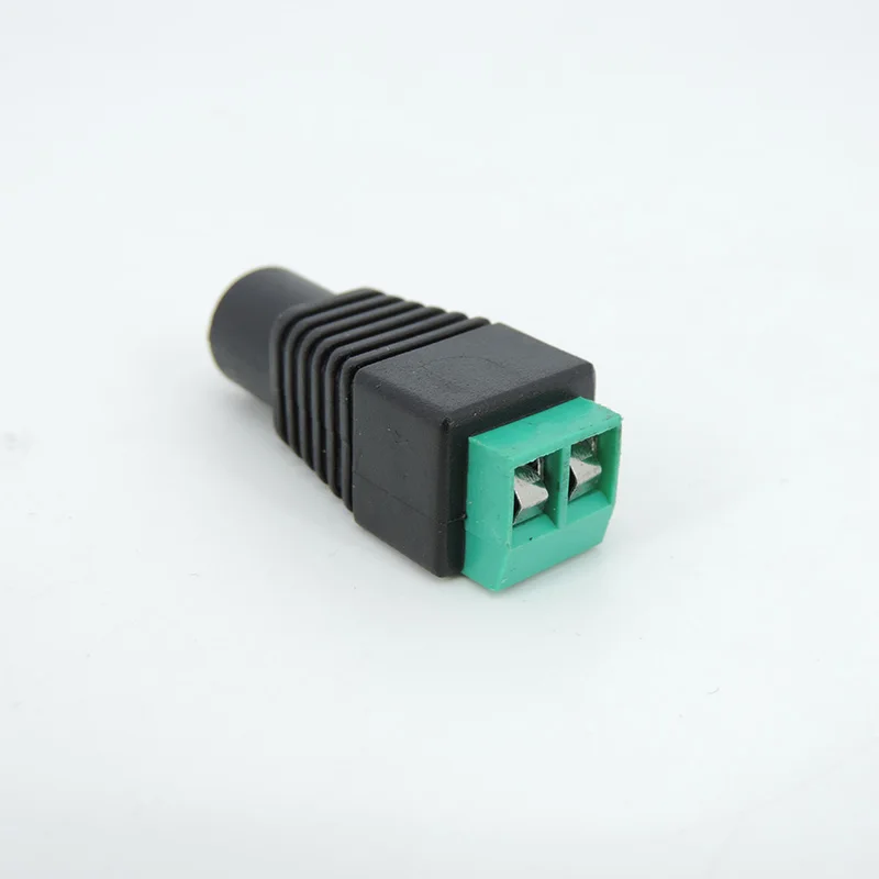 12V 2.5 x 5.5mm 5.5*2.1mm DC Power Male Plug Jack Adapter Connector Plug for CCTV single color LED Light