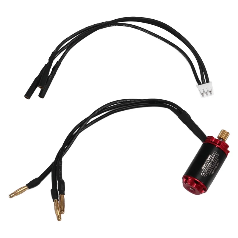 

VO-For SCX24 Low Linear External Brushless Motor 4000Kv 2.0 Banana Plug