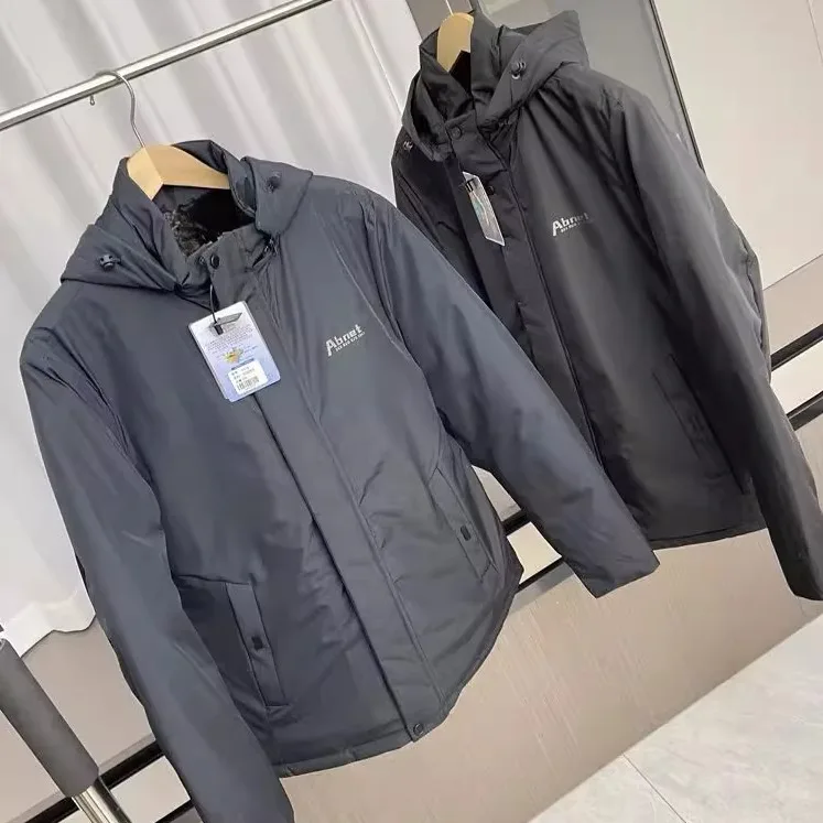 

Outdoor Tee-Proof Fabric Winter New Faionable Urban Sle Coat Casual Cotton Jaet with Faux Fur Warm Hooded