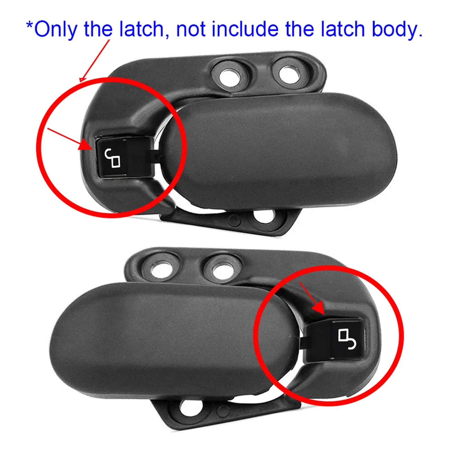 سيارة لينة العلوي للتحويل سقف قفل بمزلاج مجموعة اليسار اليمين سبائك الألومنيوم استبدال ل مياتا مازدا 1990-2005 HL-1036-BK