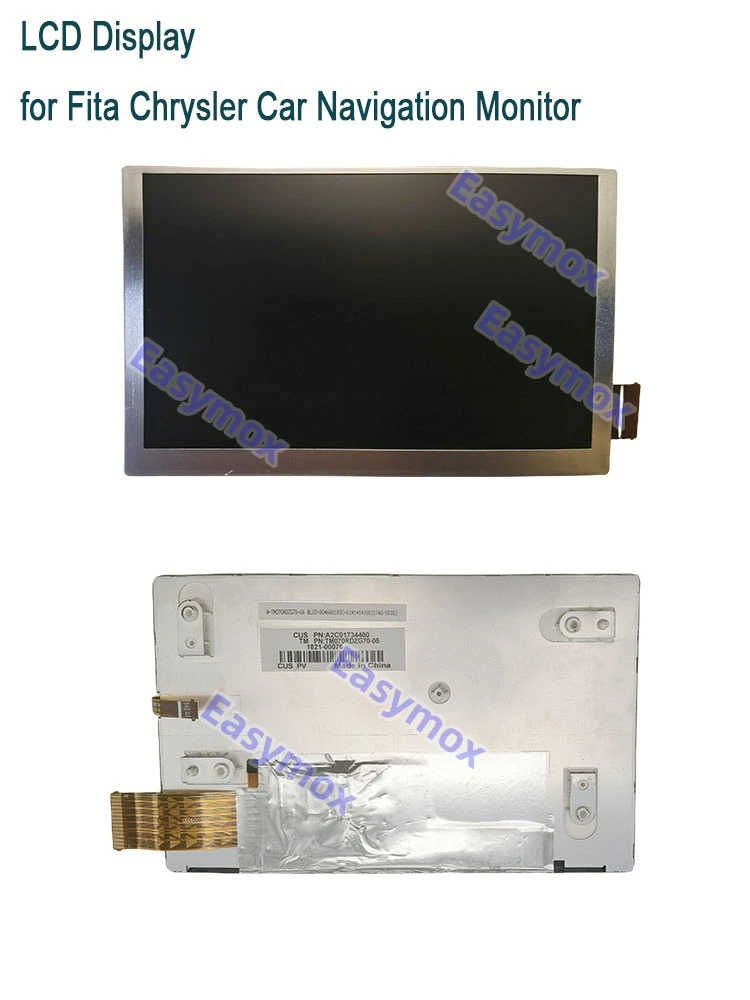 Original 7 inch LCD Display  for Fiat Chrysler Car Navigation GPS Screen TM070RDZG70-05