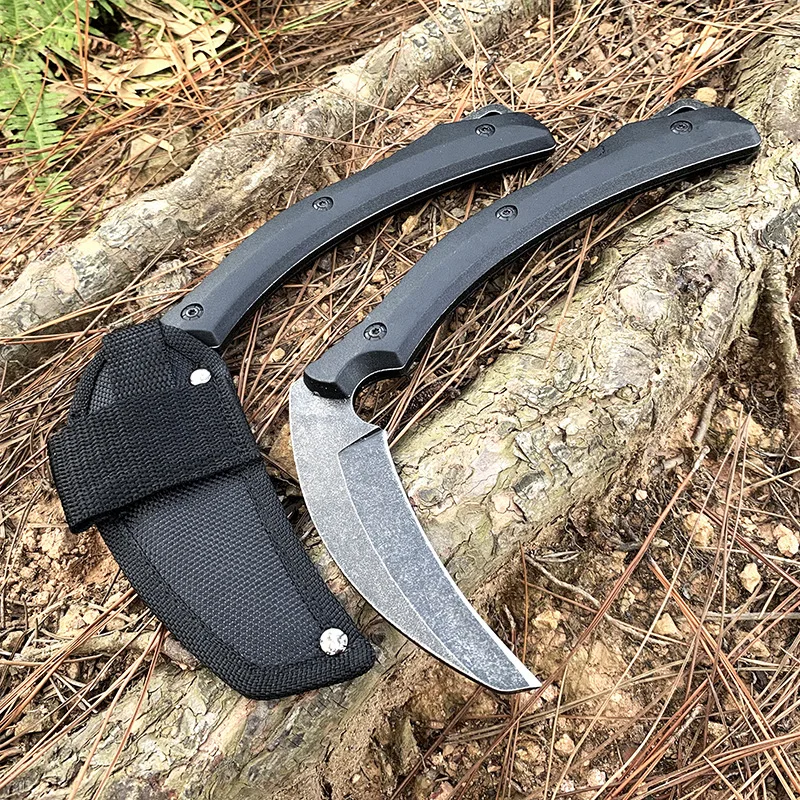 Mini Outdoor Portable EDC Multifunctional Stainless Steel Sickle Camping Car Emergency Window Breaking Tool