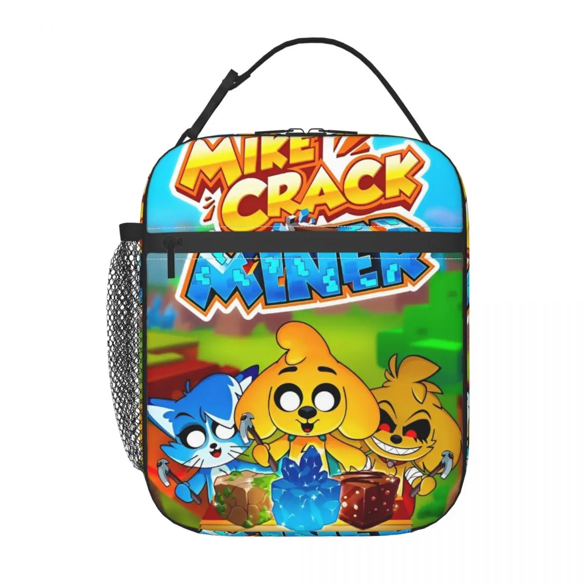 

Изолированная сумка для обеда MIKECRACKed MINER для офиса, сумка для хранения еды, многоразовые термохолодильники, ланч-боксы