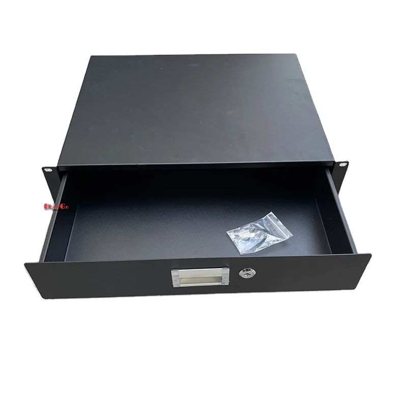 Storage 19 Inch Steel 2U Rack Drawer Case