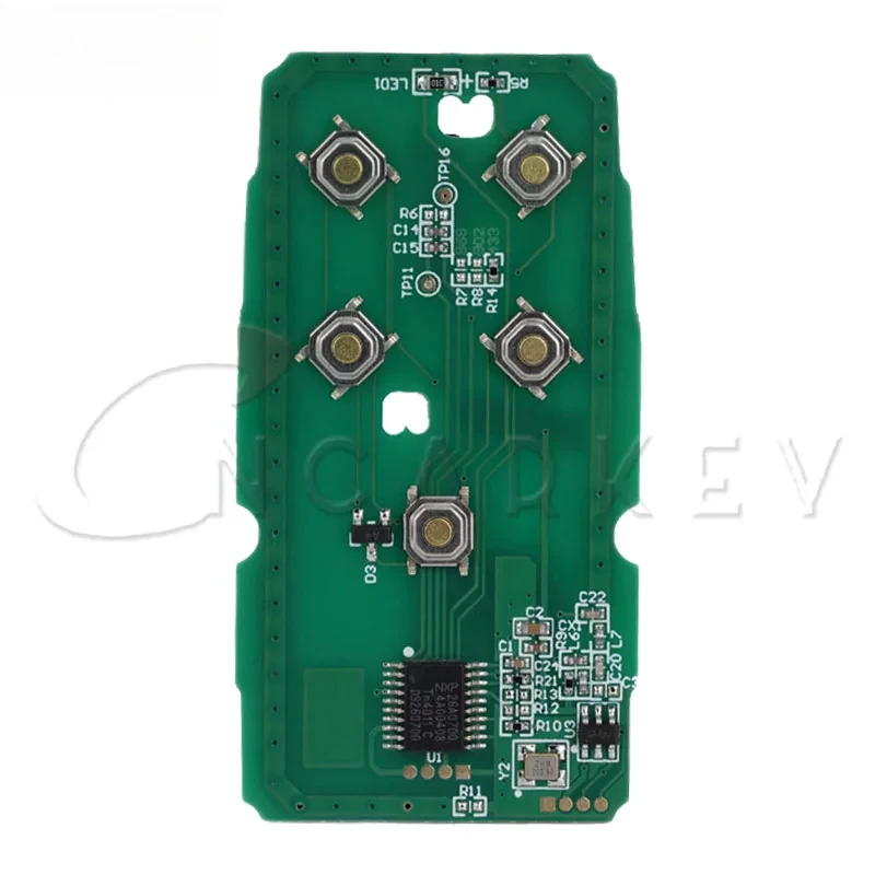 Llave de coche inteligente remota para Volvo XC60 S60 S60L V40 V60 S80 XC70 433Mhz FSK ID46 FCCID KR55WK49264 Fob Shell 5 botones funda para llave