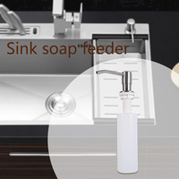 Kitchen Sink Soap Dispenser Bathroom Liquid Soap Built-in Lotion Pump Plastic Bottle 300ml