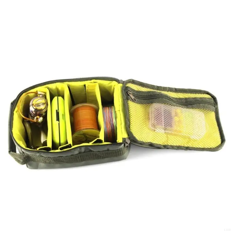 Fishing Reel Bag Waterproof Fishing Tackle Bag Fishing Reel Gear Organizers Case 