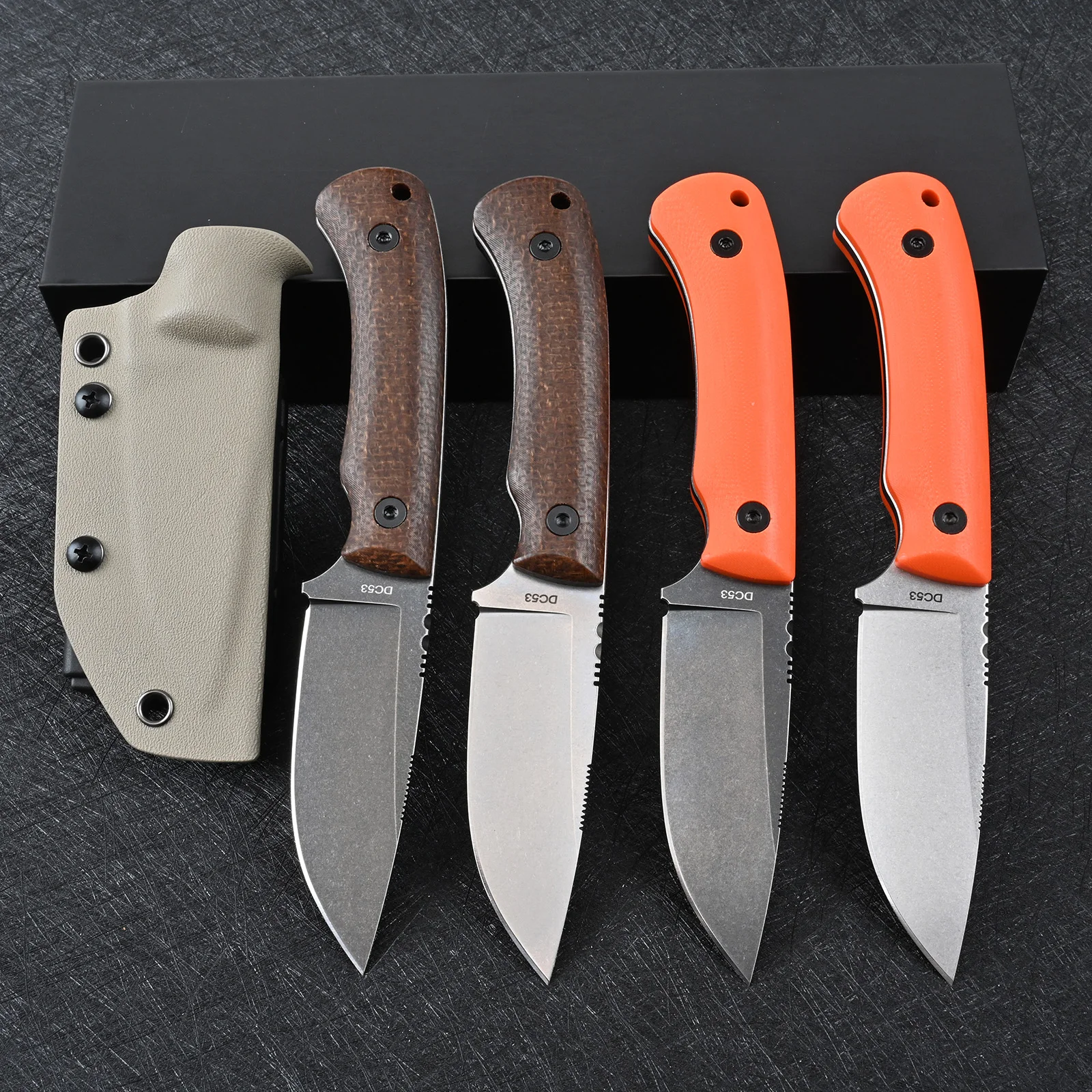 SDOKEDC EDC Utility Knife DC53 Steel G10 Handle Camping  Multitool Box Cutter Ideal Mens Gifts for Outdoor Daily Use