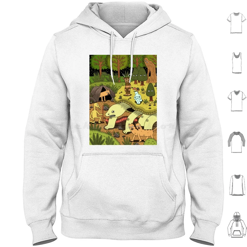 

Giant Tortoise Hoodie Cotton Long Sleeve Tortoise Turtle Otherworld Spirit Ghost Soul Cat Bigfoot Creature Nature
