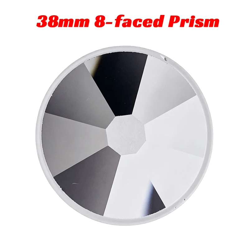 4pcs/lot 38mm Diameter Prism Dj Disco LED Moving Head Spot Light Parts 8 Faces Prism 22degree Lens