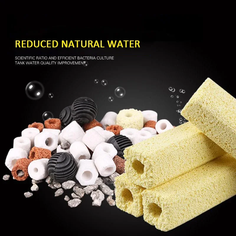 Activat Carbon Filter Material Fish Tank Aquarium Bacterial Ring Efficient Cultivation Bacteria Improve Fish Tank Water Quality