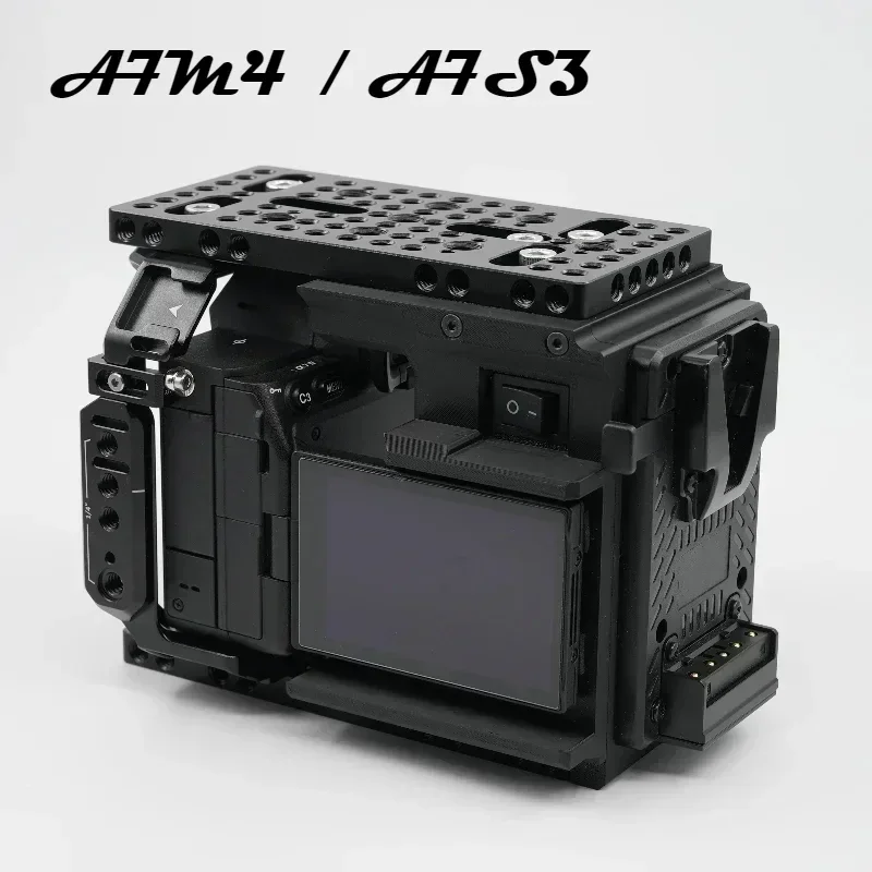 New For Sony A7m4/A7s3 Camera Rabbit Cage Expansion Module Can Be Paired With The Xlr Audio Controller Connector