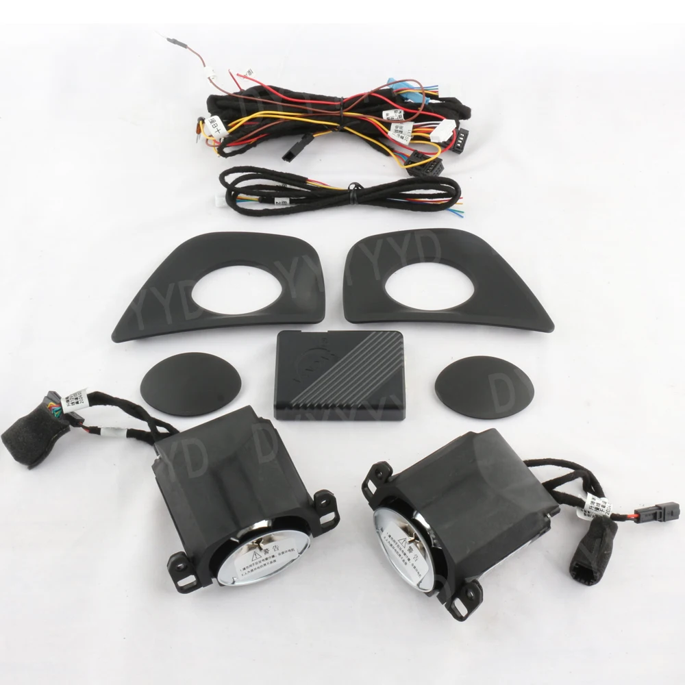 Tweeter lift Speaker with ambient light for Audi A6 C7 C8 A7 A4 A5 B8 B9 Q5 2017-2024 center dashboard trumpet professional Lamp