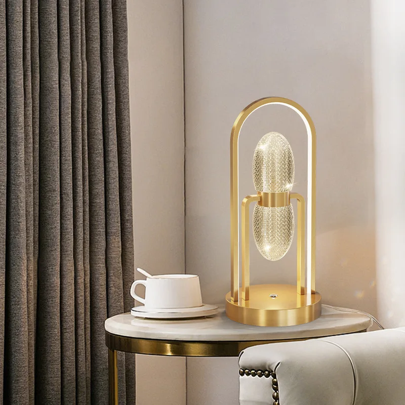 Lampada da tavolo per camera da letto nuova lampada da atmosfera da tavolo calda e romantica