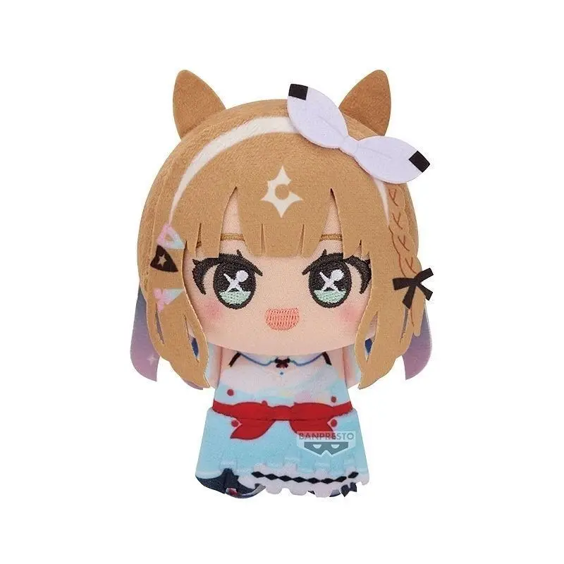 12cm New Uma Musume Vol.1 Plush Toys Pendent UMPD Kitasan Pretty Derby  Black Almond Eye Anime Action Game  Keychain Ornament
