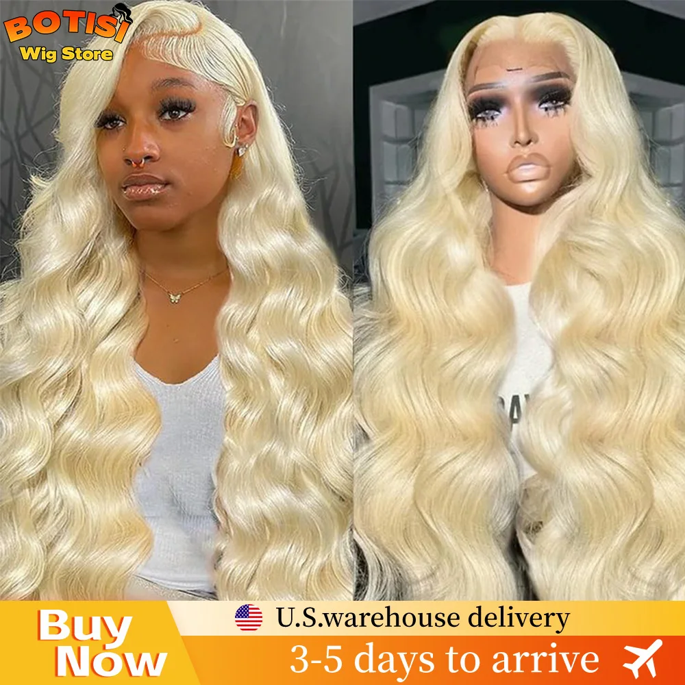 

Botisi 613 Body Wave Lace Front Wig 13x6 Loose Body Wave 13x4 Lace Frontal Honey Blonde Wig Human Hair Pre-Plucked Brazilian