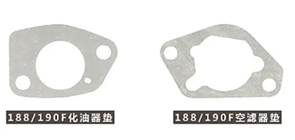 Silenciador de escape del motor, junta de filtro de aire para Honda 168F 152F 188F 170, cortacésped y tractor, GX390 GX340 GX160