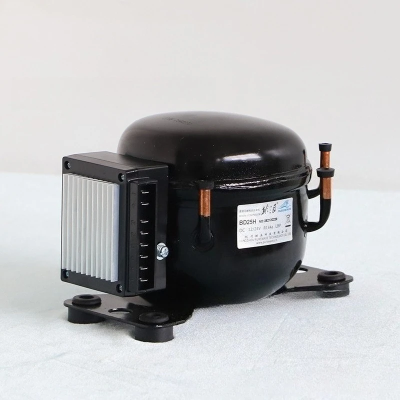 

R600a DC compressor BD35Y car refrigerator compressor DC12V24V with controller 60W solar energy