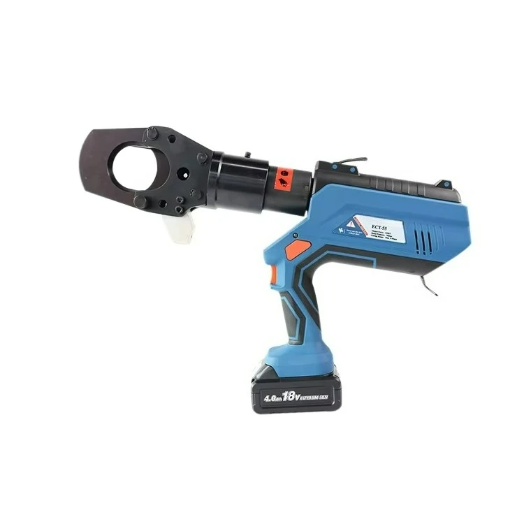 ECT-55 LCD 12T Portable Battery Powered Hydraulic Cutting Tool Wire Cable Cutter