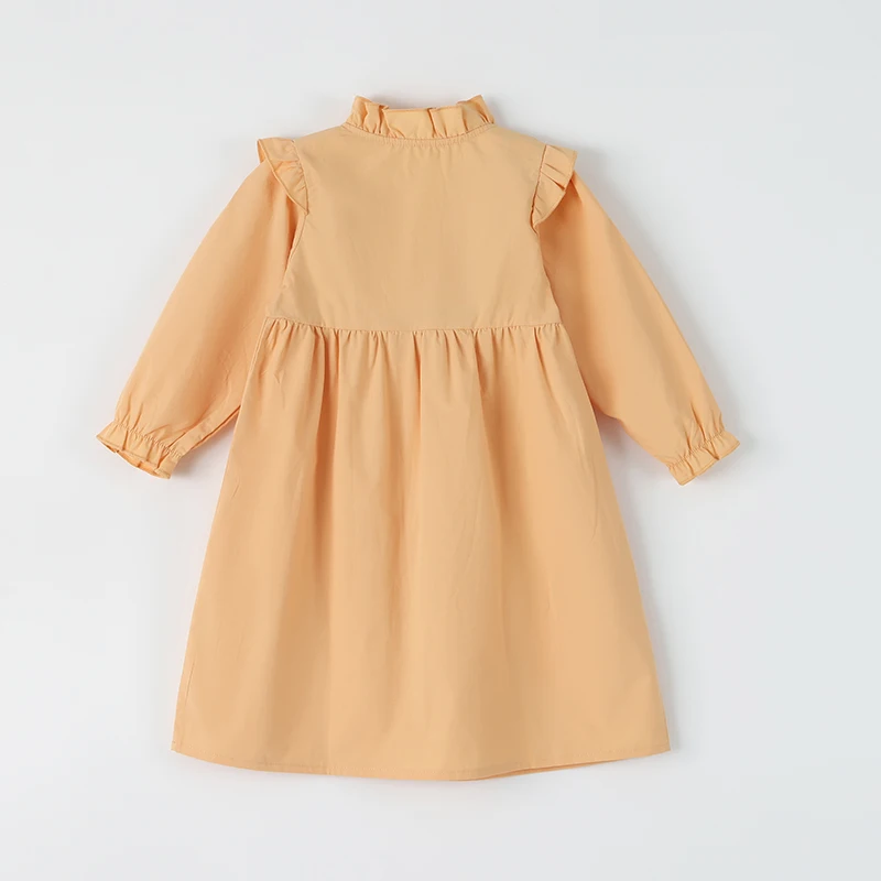 Little Maven Children's Clothing Kids Clothes 2026 Autumn New Princess Casual Long Sleeves Party Dress Spring Baby Girls