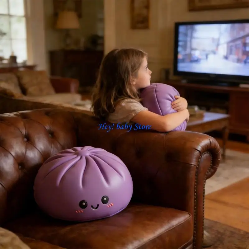 Q1FE Oversized Bun Simulation Stretchy And Squeezable Color