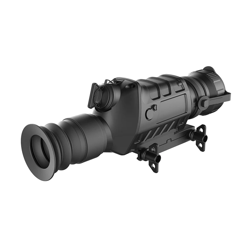 Thermal Imager Riflescope for Hunting TS 384*288 Pixel 6 Color Palettes with Rangefinder Thermal Night Vision Sight Scope