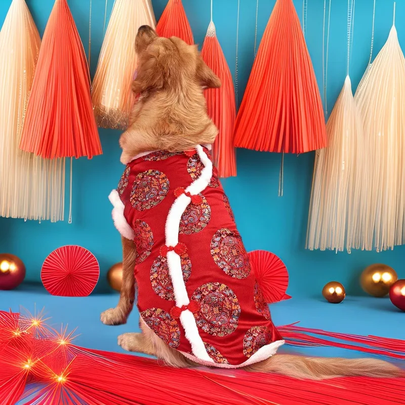 Vêtements Tang pour grands chiens, vêtements d'automne et d'hiver, grande unité, produits chauds pour animaux de compagnie, nouvelle collection
