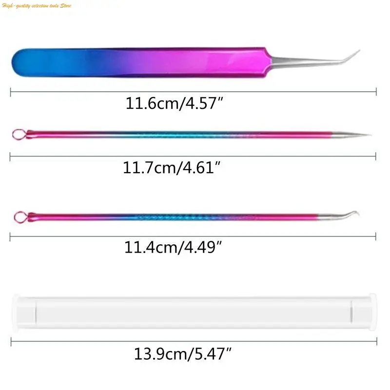 J1HA Vinyl Weeding Tools with Storage Box 3Pcs/set DIY Accessories Handmade Tool for Vinyl Tool Supplies