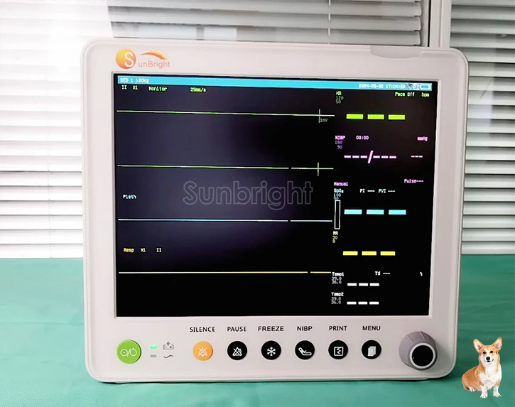 Icu Ambulance veterinary Multi-parameter touch screen Portatil SUN-601S