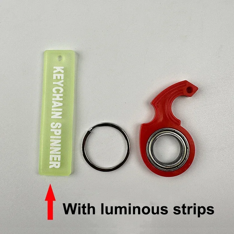 Spinner Stress Spielzeug Lustige Zappeln Spielzeug Kinder Fingerspitze Spinning Schlüsselring Finger Zappeln Ring Entlasten Langeweile Party Geschenke Schlüsselbund Spielzeug